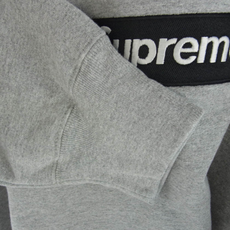 Supreme シュプリーム 22AW Box Logo Crewneck ボックスロゴ クルーネック スウェット トレーナー グレー系 M【極上美品】【中古】