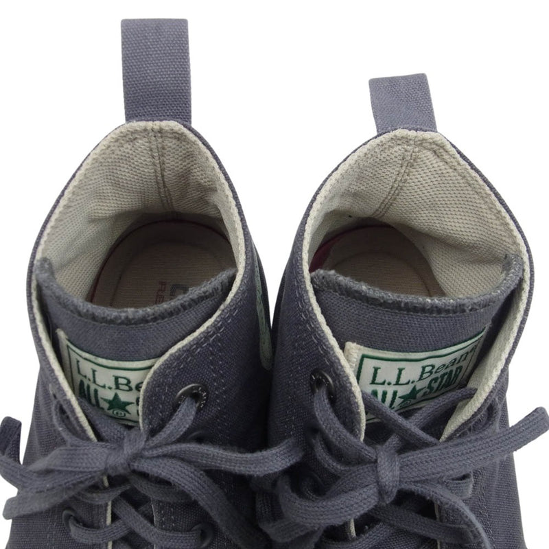 CONVERSE コンバース 1SD176 × LL BEAN エルエルビーン ALL STAR 100 ハイカット スニーカー グレー系 29cm【中古】