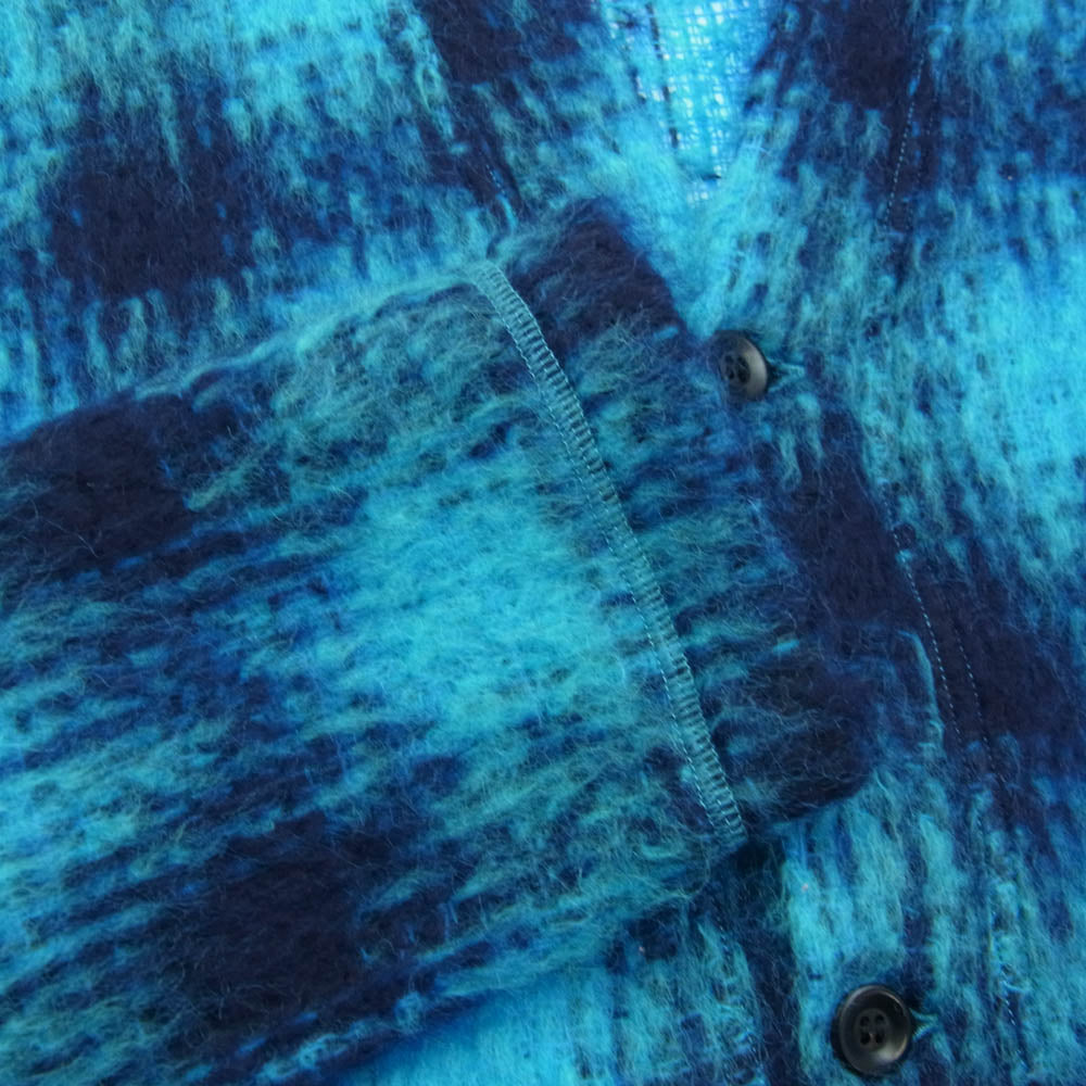 ANDFAMILYS アンドファミリー KN2312759 MOHAIR WOOL CARDIGAN モヘア ウール カーディガン ブルー系 M【中古】