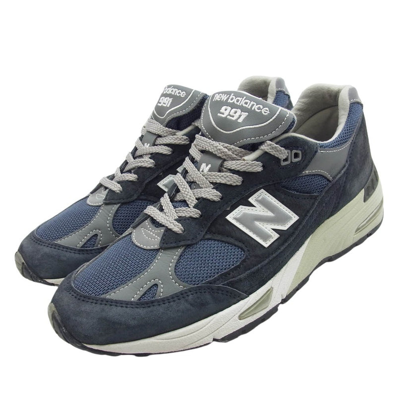 NEW BALANCE ニューバランス M991NV イングランド製 ローカットスニーカー ネイビー系 26.0cm【中古】