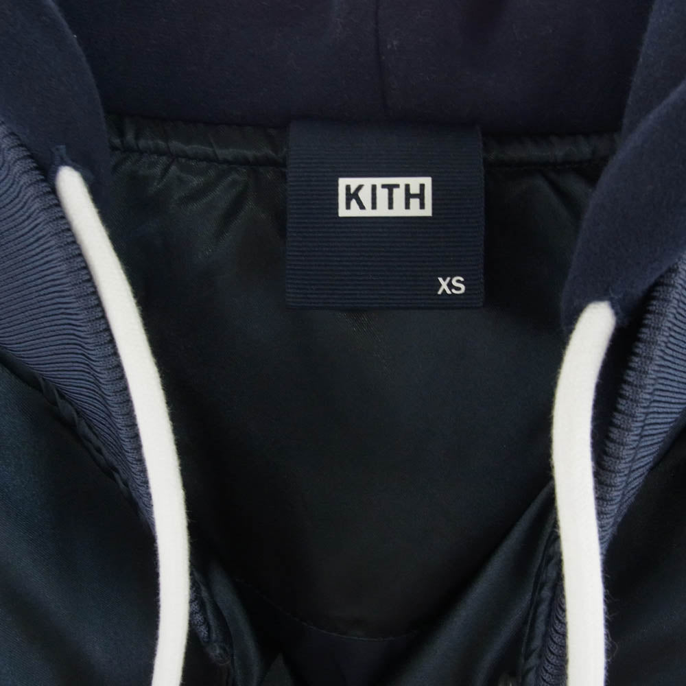 KITH キス KHM010367 Gorman Jacket ゴーマン ジャケット フーディ スタジャン ネイビー系 XS【中古】