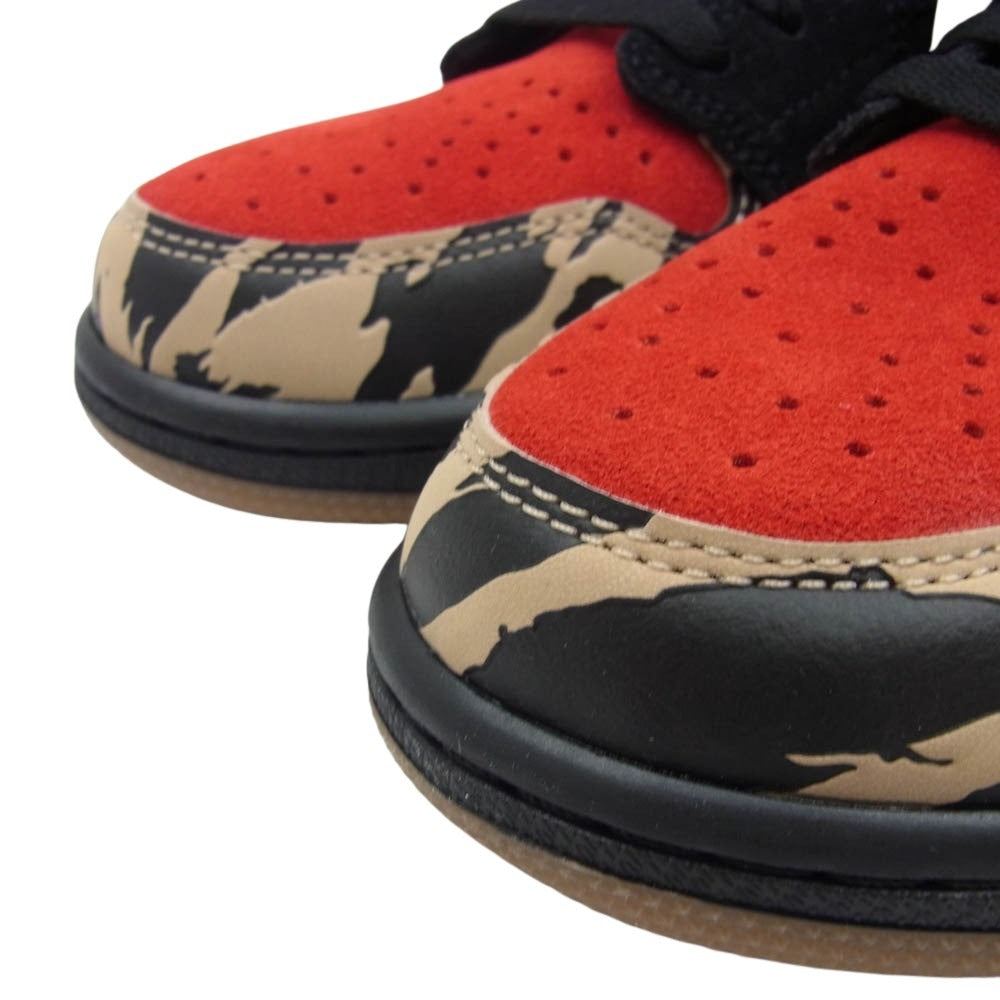 NIKE ナイキ DN3400-001 × Sole Fly Air Jordan 1 Low ソールフライ エアジョーダン1 ロー ブラック系 レッド系 26.0cm【新古品】【未使用】【中古】