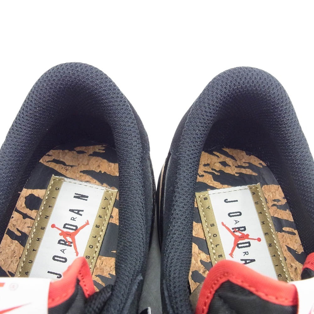 NIKE ナイキ DN3400-001 × Sole Fly Air Jordan 1 Low ソールフライ エアジョーダン1 ロー ブラック系 レッド系 26.0cm【新古品】【未使用】【中古】