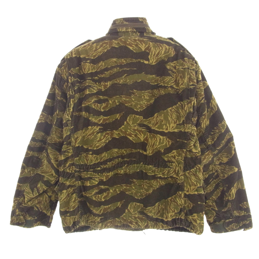 TENDERLOIN テンダーロイン 14AW T-M65 タイガーカモ コーデュロイ M-65 ジャケット カーキ系 XS【中古】