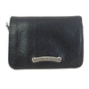 CHROME HEARTS クロムハーツ（原本無） JOYE ジョーイ スクエア ジップ ウォレット レザーウォレット ブラック系【中古】