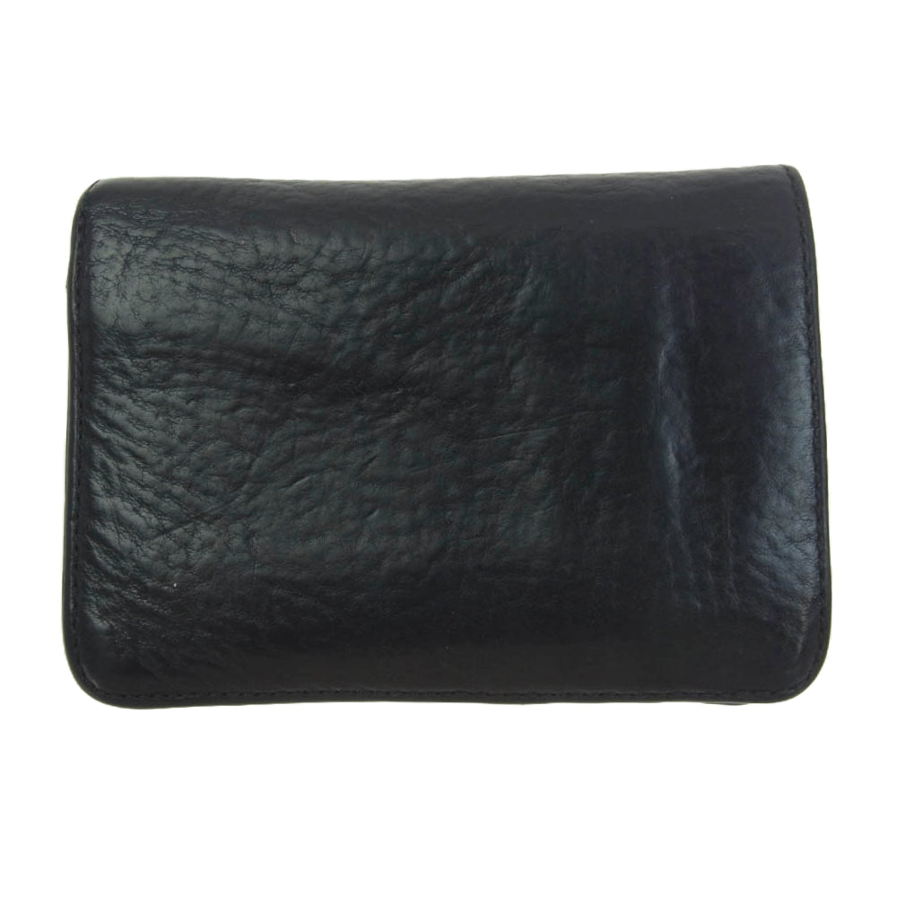 CHROME HEARTS クロムハーツ（原本無） JOYE ジョーイ スクエア ジップ ウォレット レザーウォレット ブラック系【中古】