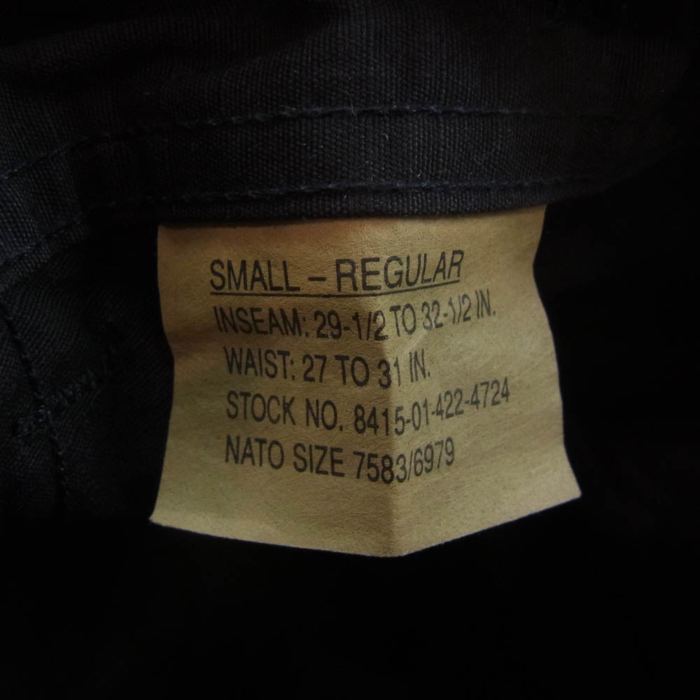 ヴィンテージ SP0100-97-D-CB10 US ARMY 米軍 実物 97年製  BDU PANTS ミリタリー カーゴ パンツ ダークネイビー系 W27【中古】