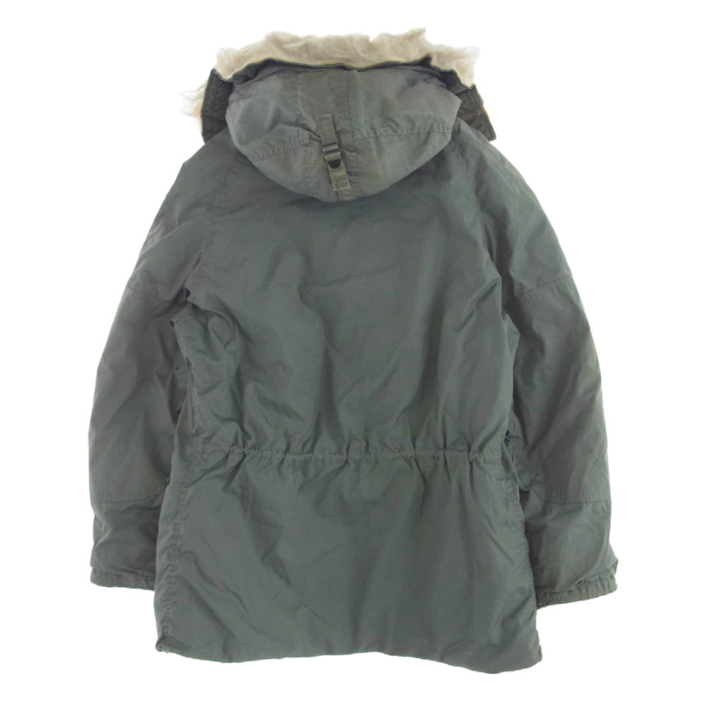 ヴィンテージ DLA100-78-C-0957 US ARMY 米軍 実物 78年製 LANCER CLOTHING N-3B フライト ジャケット カーキ系 M【中古】
