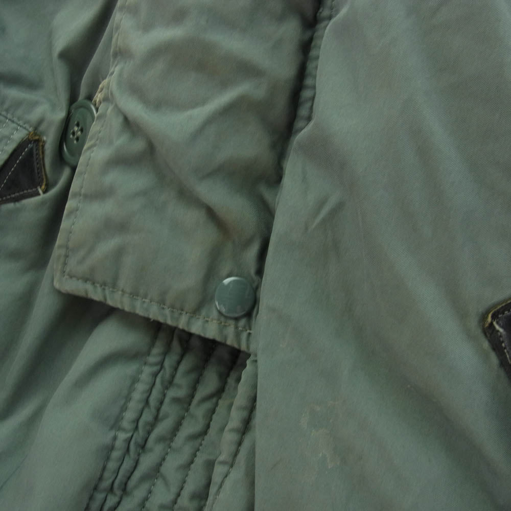 ヴィンテージ DLA100-78-C-0957 US ARMY 米軍 実物 78年製 LANCER CLOTHING N-3B フライト ジャケット カーキ系 M【中古】