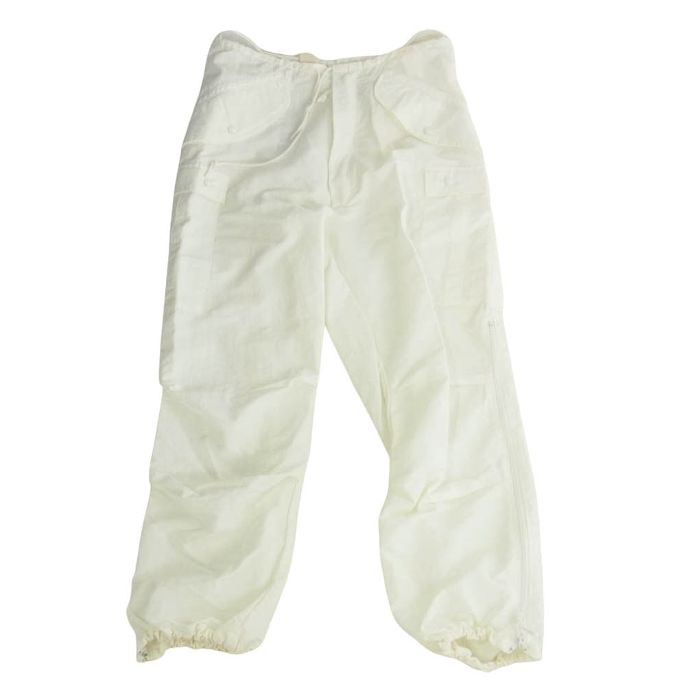ヴィンテージ SP0100-01-D-4006 US ARMY 米軍 実物 00s SNOW PARKA PANT スノーパーカ パンツ セットアップ 上下セット ホワイト系 M パンツS【中古】