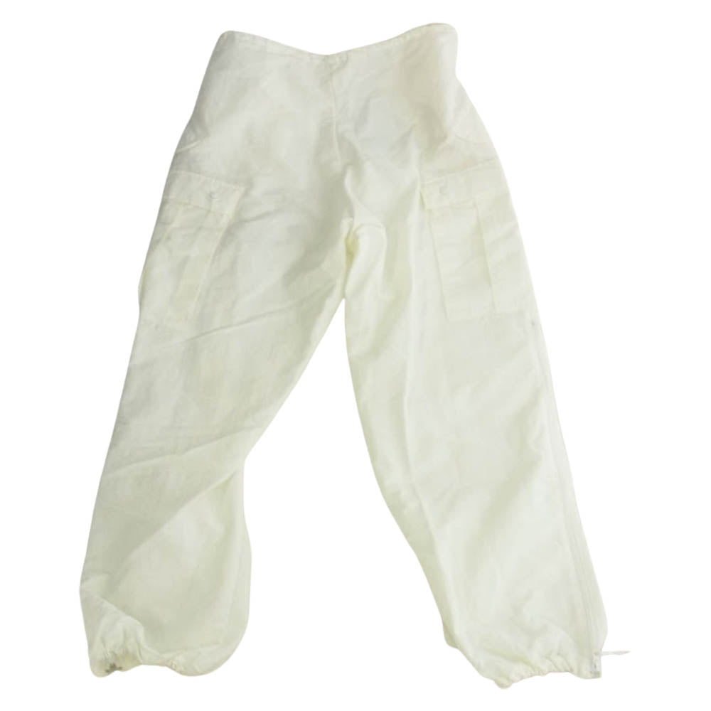 ヴィンテージ SP0100-01-D-4006 US ARMY 米軍 実物 00s SNOW PARKA PANT スノーパーカ パンツ セットアップ 上下セット ホワイト系 M パンツS【中古】