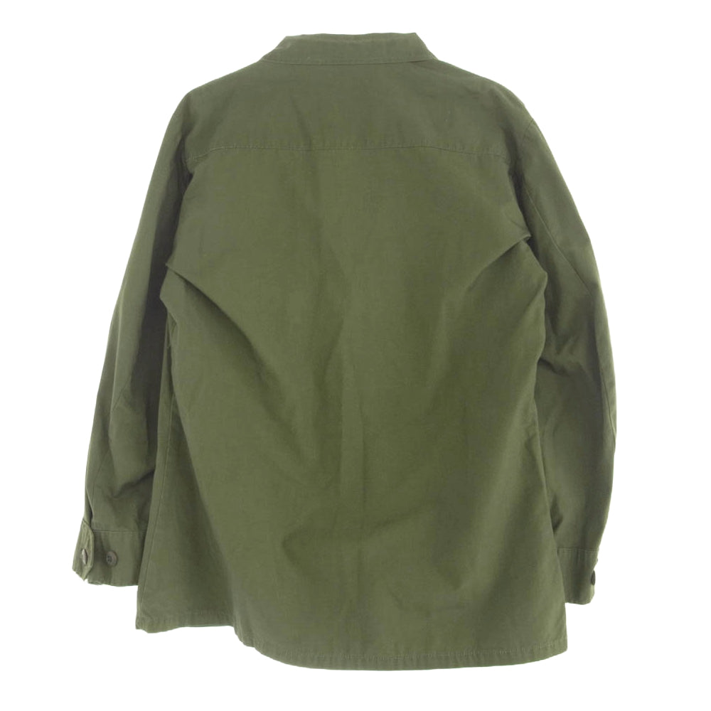ヴィンテージ DSA-100-69-C-0727 US ARMY 米軍 実物 00s 69年製 JUNGLE FATIGUE JACKET ジャングル ファティーグ ジャケット ノンリップ 3rd MODEL カーキ系【中古】