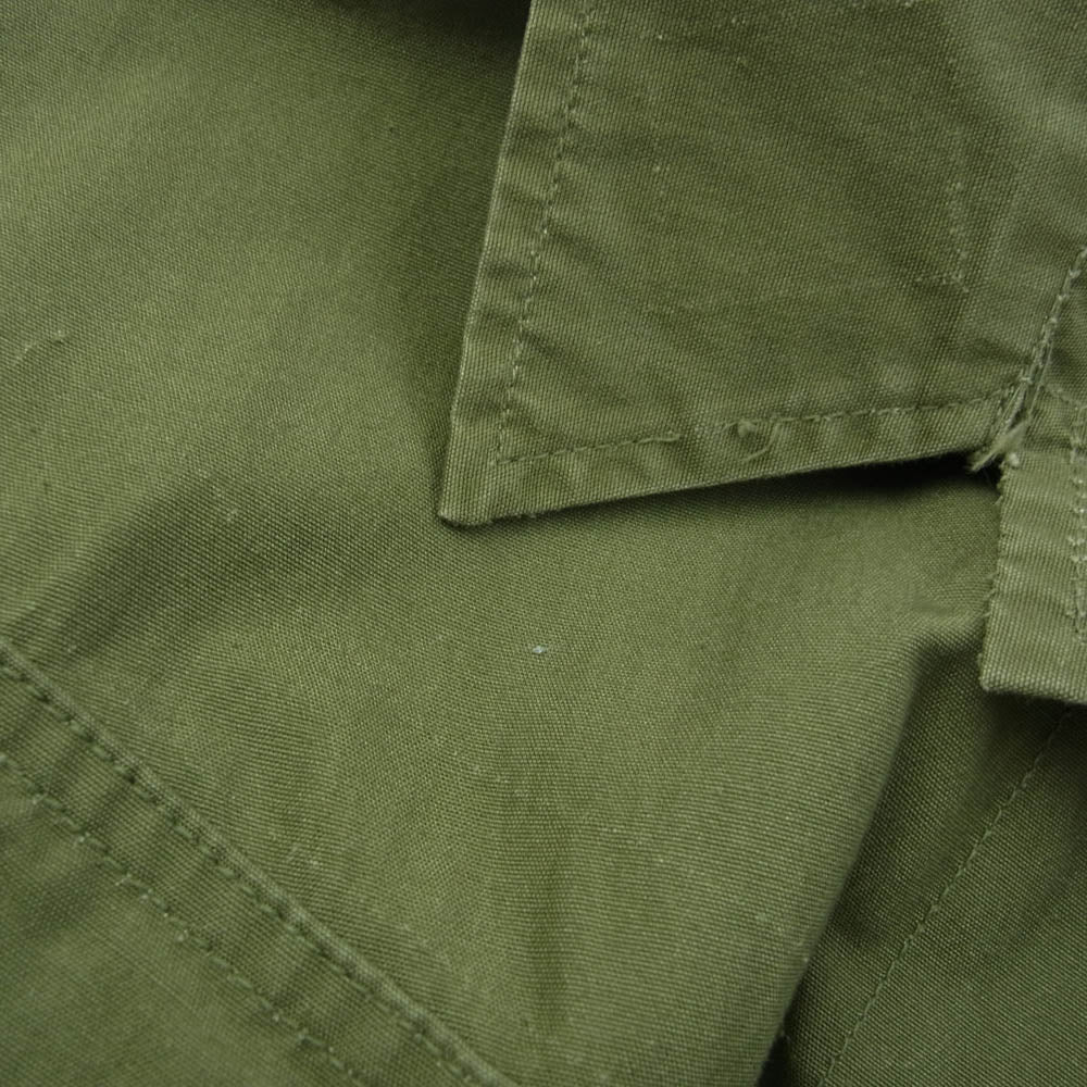ヴィンテージ DSA-100-69-C-0727 US ARMY 米軍 実物 00s 69年製 JUNGLE FATIGUE JACKET ジャングル ファティーグ ジャケット ノンリップ 3rd MODEL カーキ系【中古】