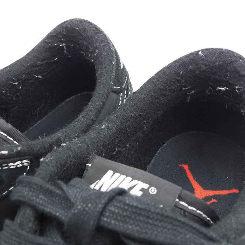 NIKE ナイキ DM7866-001 × TRAVIS SCOTT AIR JORDAN 1 LOW OG SP BLACK PHANTOM フェイクバスターズ鑑定済 トラヴィススコット エアジョーダン1 ブラックファントム ローカット スニーカー ブラック系 27.5cm【中古】