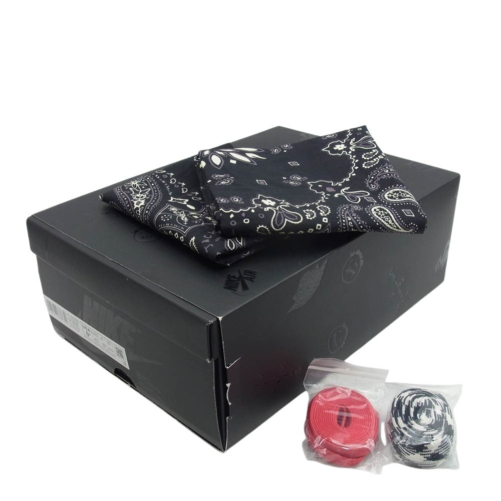 NIKE ナイキ DM7866-001 × TRAVIS SCOTT AIR JORDAN 1 LOW OG SP BLACK PHANTOM フェイクバスターズ鑑定済 トラヴィススコット エアジョーダン1 ブラックファントム ローカット スニーカー ブラック系 27.5cm【中古】