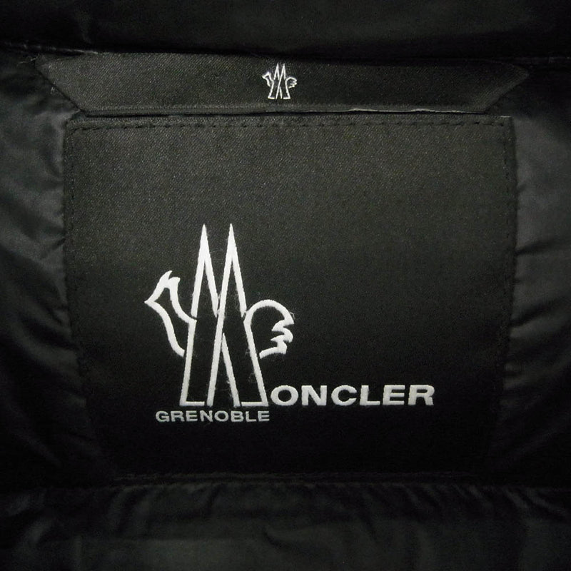 MONCLER モンクレール E20984535825 53071 grenoble  ARMOTECH グルノーブル アモテック ファー付き ダウン ジャケット ブラック系 3【中古】