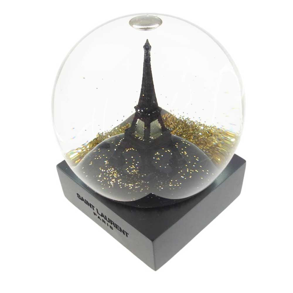 SAINT LAURENT サンローラン 610634 エッフェル塔 スノードーム クリア系【新古品】【未使用】【中古】