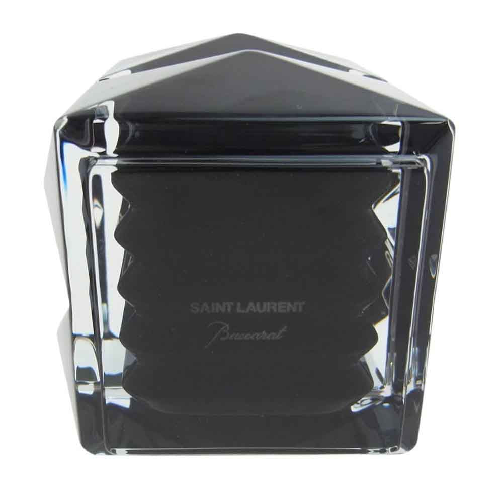 SAINT LAURENT サンローラン 661372 × Baccarat バカラ ルクソール ペンシル ホルダー ブラック クリスタル ブラック系 クリア系【極上美品】【中古】