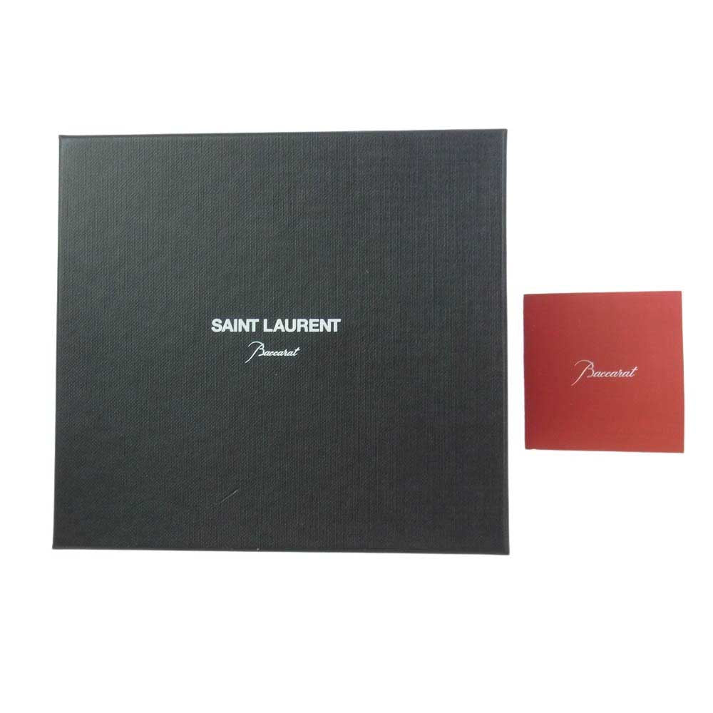 SAINT LAURENT サンローラン 661372 × Baccarat バカラ ルクソール ペンシル ホルダー ブラック クリスタル ブラック系 クリア系【極上美品】【中古】