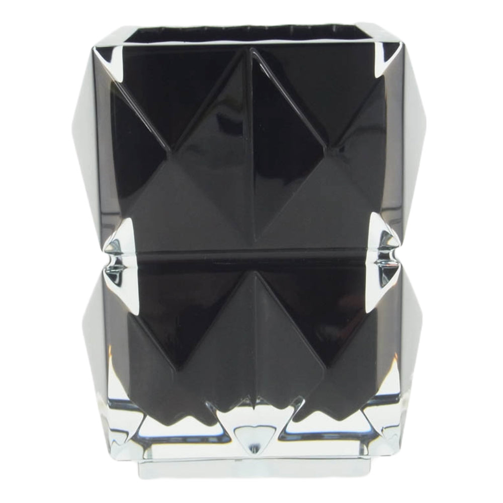 SAINT LAURENT サンローラン 661372 × Baccarat バカラ ルクソール ペンシル ホルダー ブラック クリスタル ブラック系 クリア系【極上美品】【中古】