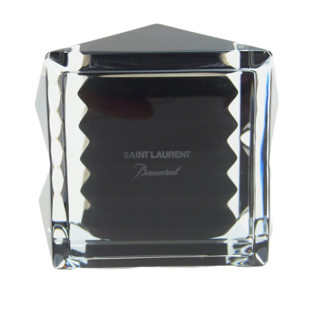 SAINT LAURENT サンローラン 661372 × Baccarat バカラ ルクソール ペンシル ホルダー ブラック クリスタル ブラック系 クリア系【極上美品】【中古】