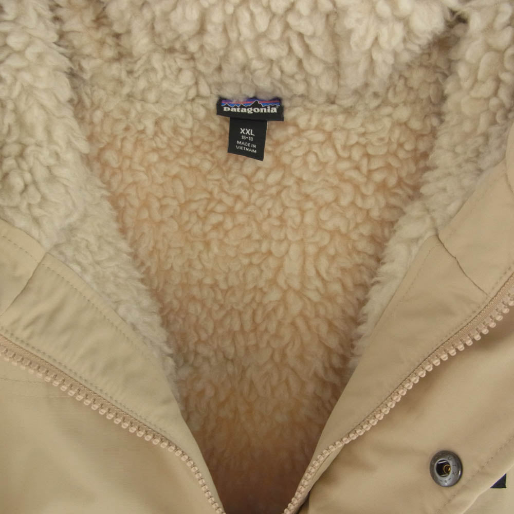 patagonia パタゴニア 68460 Kids Infurno Jacket キッズ 子供用 インファーノ ジャケット ベージュ系 XXL 16-18【中古】