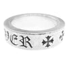 CHROME HEARTS クロムハーツ（原本無） 6mm SPACER FOREVER  スペーサー フォーエバー リング シルバー系 11号【中古】