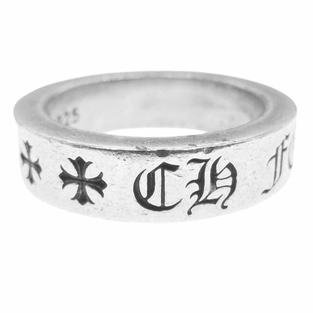 CHROME HEARTS クロムハーツ（原本無） 6mm SPACER FOREVER  スペーサー フォーエバー リング シルバー系 19号【中古】