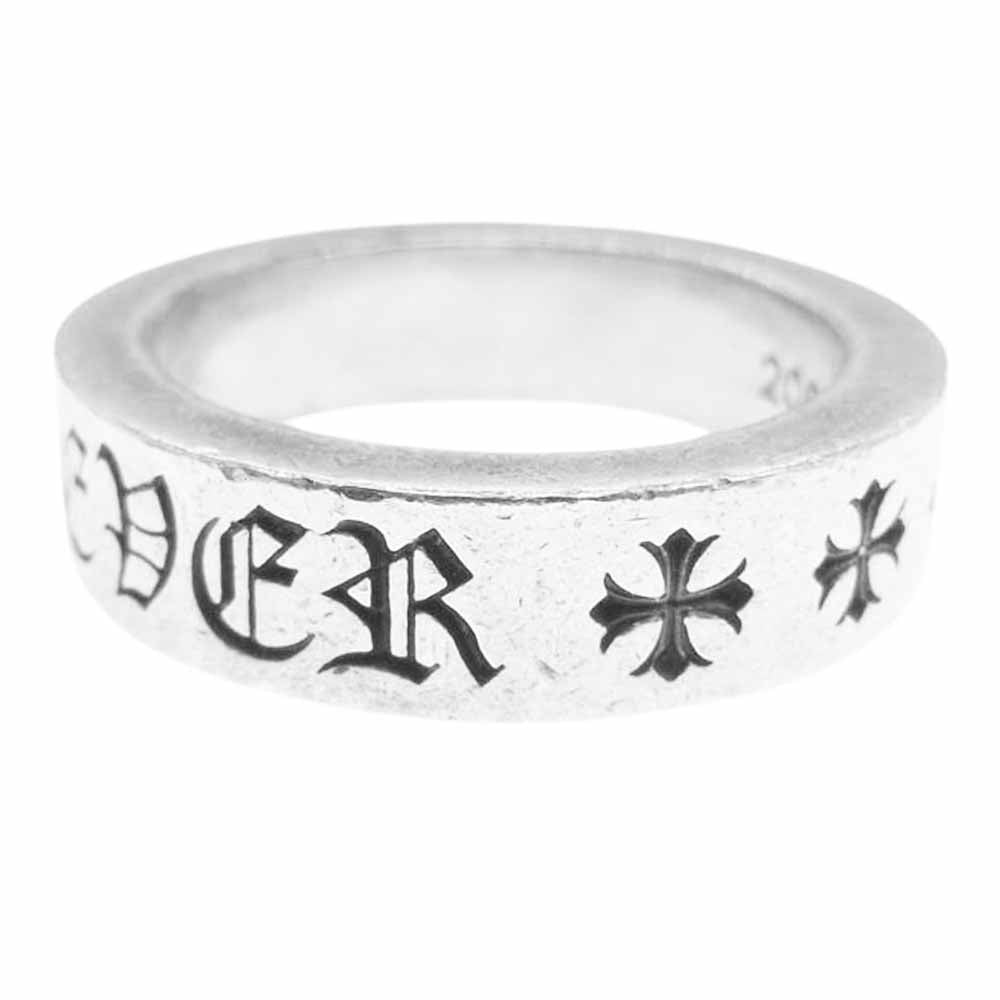 CHROME HEARTS クロムハーツ（原本無） 6mm SPACER FOREVER  スペーサー フォーエバー リング シルバー系 19号【中古】