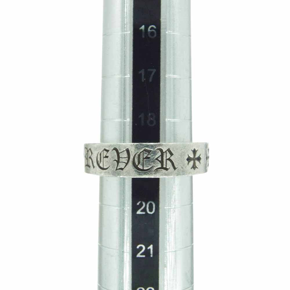 CHROME HEARTS クロムハーツ（原本無） 6mm SPACER FOREVER  スペーサー フォーエバー リング シルバー系 19号【中古】