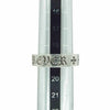 CHROME HEARTS クロムハーツ（原本無） 6mm SPACER FOREVER  スペーサー フォーエバー リング シルバー系 19号【中古】