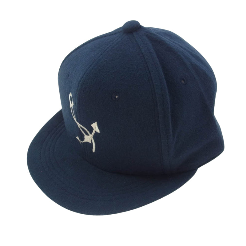 Buzz Rickson's バズリクソンズ BR02789 U.S.N. BASEBALL CAP GRATELAKES ベースボール キャップ 海軍 帽子 ネイビー系【美品】【中古】