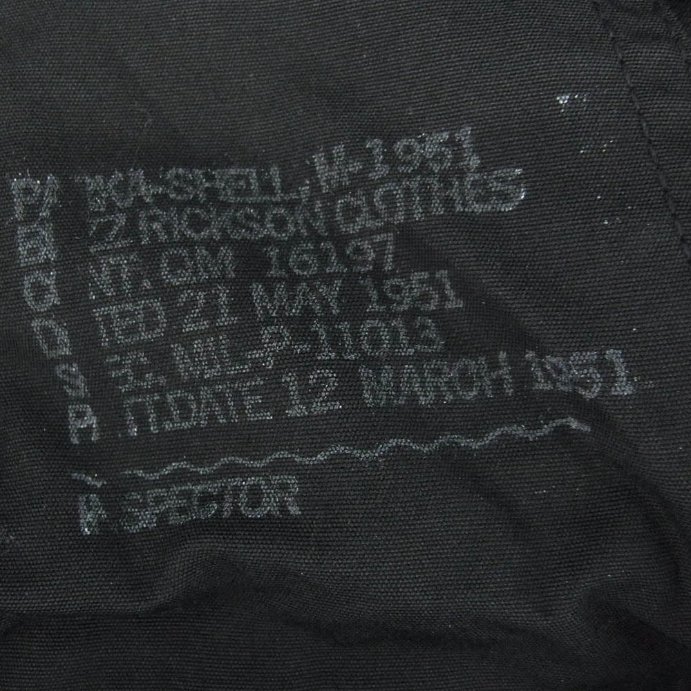 Buzz Rickson's バズリクソンズ BR14969 WILLIAM GIBSON COLLECTION Type BLACK M-51 PARKA フィールドパーカー ミリタリー ジャケット モッズコート フィッシュテール ブラック系 L【極上美品】【中古】