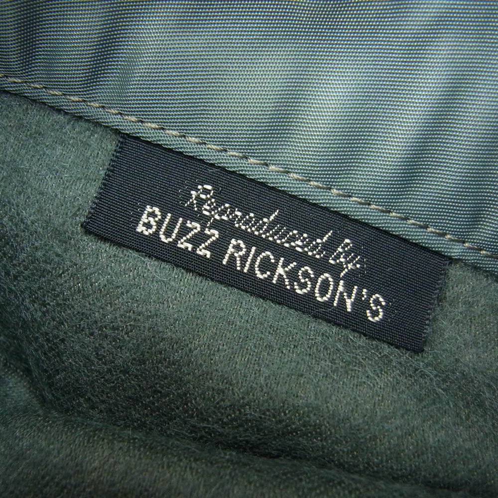 Buzz Rickson's バズリクソンズ BR14900 Type MA-1 ALBERT TURNER & CO アルバートターナー 実名復刻 フライト ジャケット カーキ系 XL【極上美品】【中古】