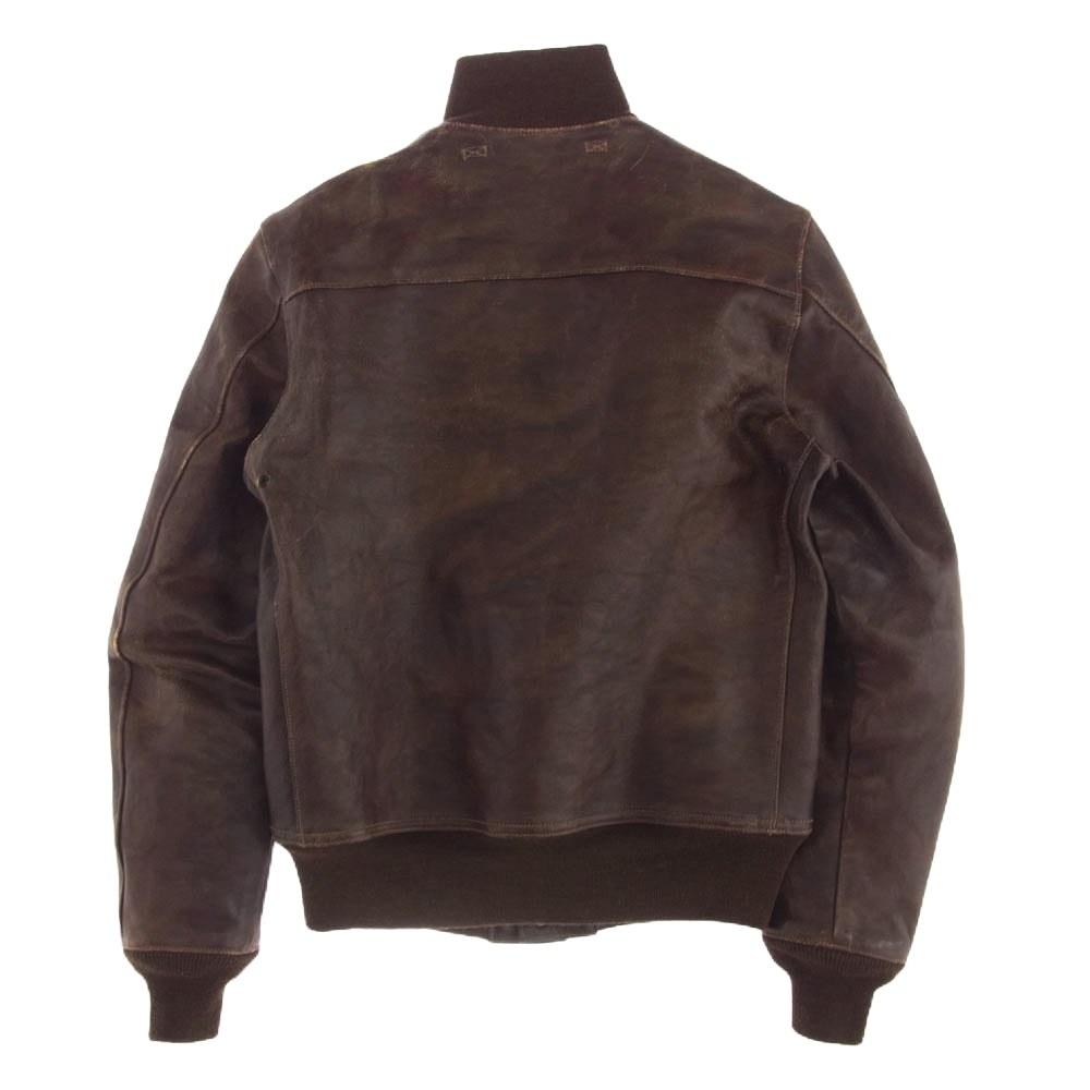 FREEWHEELERS フリーホイーラーズ LEATHER TOGS  TYPE A-1 ブラウン系 36【中古】