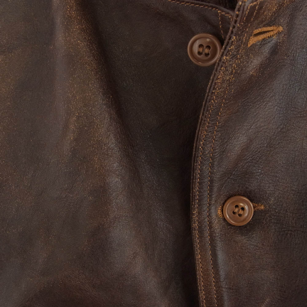 FREEWHEELERS フリーホイーラーズ LEATHER TOGS  TYPE A-1 ブラウン系 36【中古】