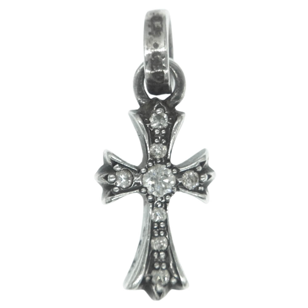 CHROME HEARTS クロムハーツ（原本無） CRS BBYFAT DMND ベイビー ファット チャーム アフターパヴェダイヤ ペンダントトップ【中古】