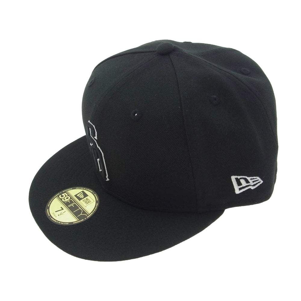 NEW ERA ニューエラ 23SS SQ-23SS-HT-02 × SEQUEL 59FIFTY シークエル ベースボール キャップ ブラック系 59.6【美品】【中古】
