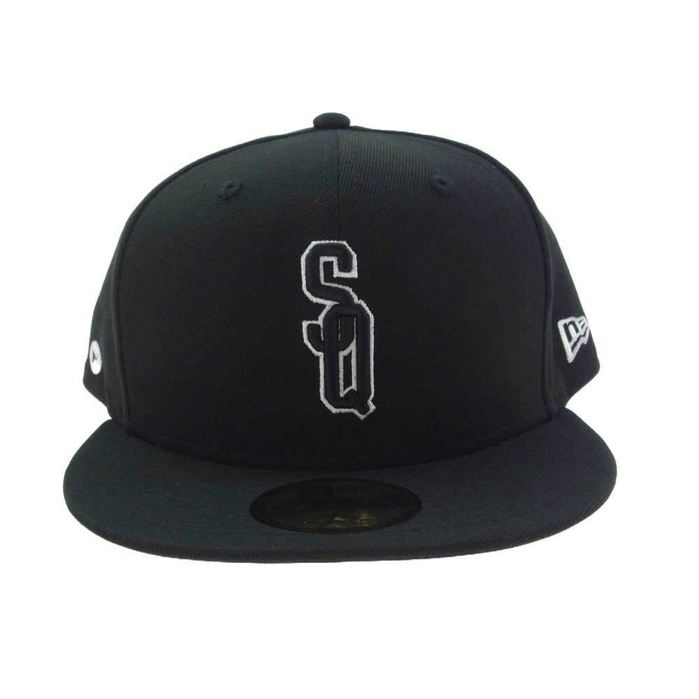 NEW ERA ニューエラ 23SS SQ-23SS-HT-02 × SEQUEL 59FIFTY シークエル ベースボール キャップ ブラック系 59.6【美品】【中古】