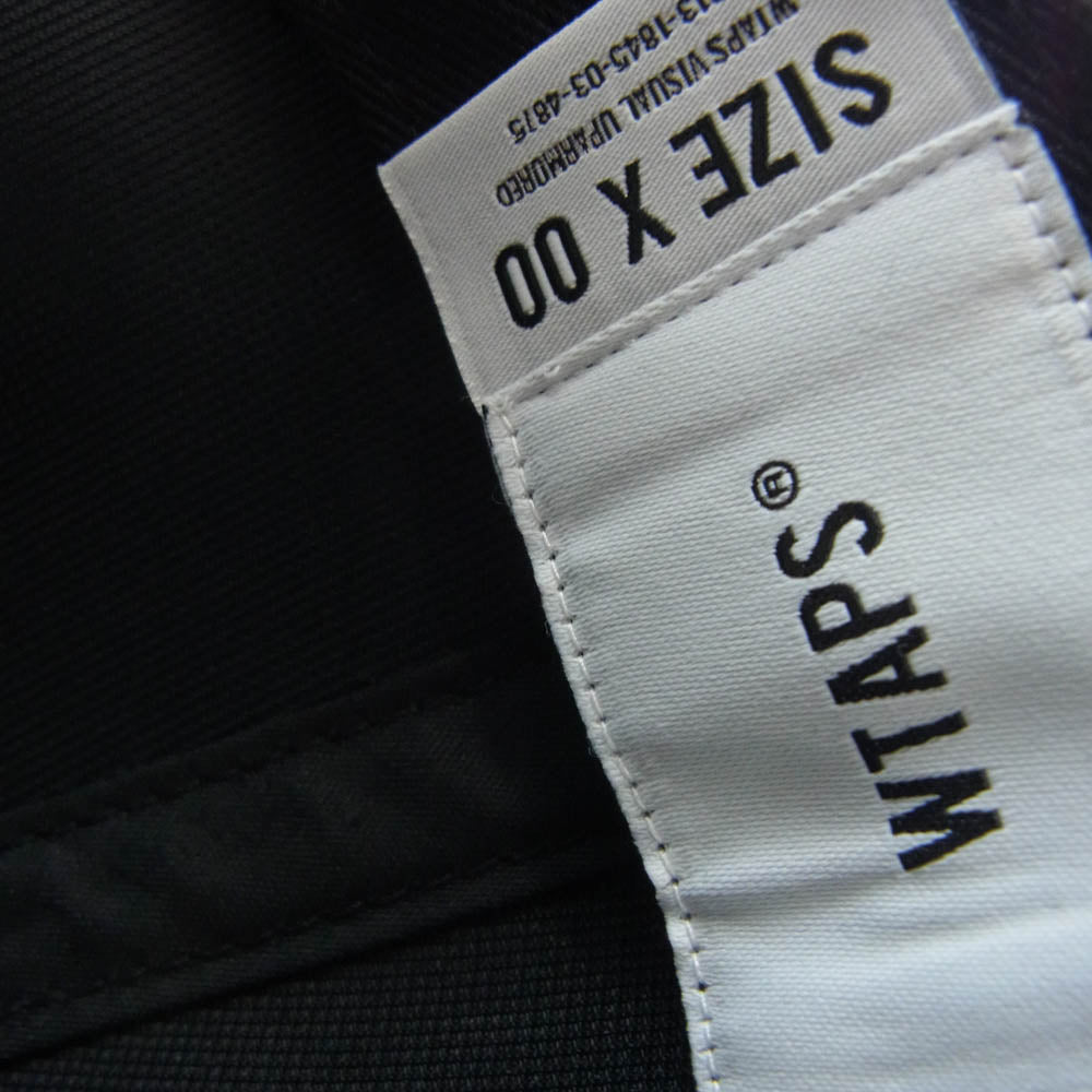 WTAPS ダブルタップス 23AW 232HCDT-HT01 POLY TWILL PROTECT キャップ 帽子 ブラック系【美品】【中古】