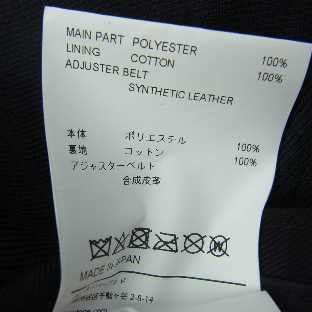 WTAPS ダブルタップス 23AW 232HCDT-HT01 POLY TWILL PROTECT キャップ 帽子 ブラック系【美品】【中古】