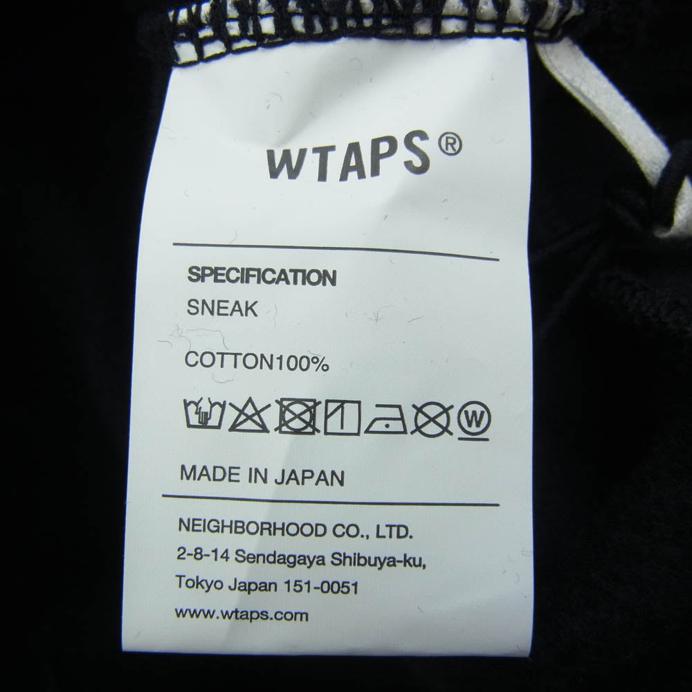 WTAPS ダブルタップス 22AW 222ATDT-CPM01S FORTLESS SWEATER クルーネック スウェット ブラック系 X 03【極上美品】【中古】