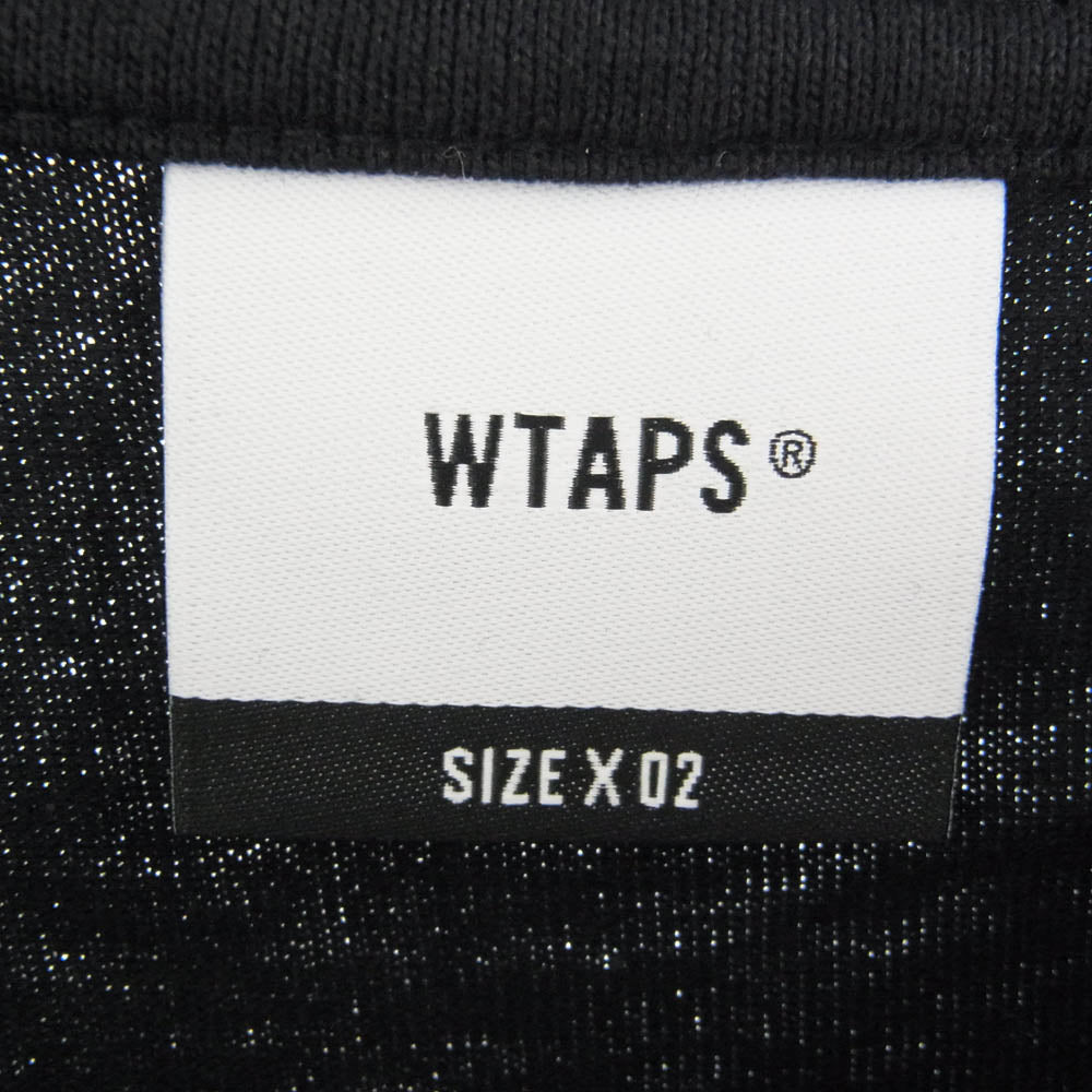 WTAPS ダブルタップス 23AW 232ATDT-LTM01S QUAKE LS COTTON クエイク ロングスリーブ カットソー ブラック系 2【極上美品】【中古】