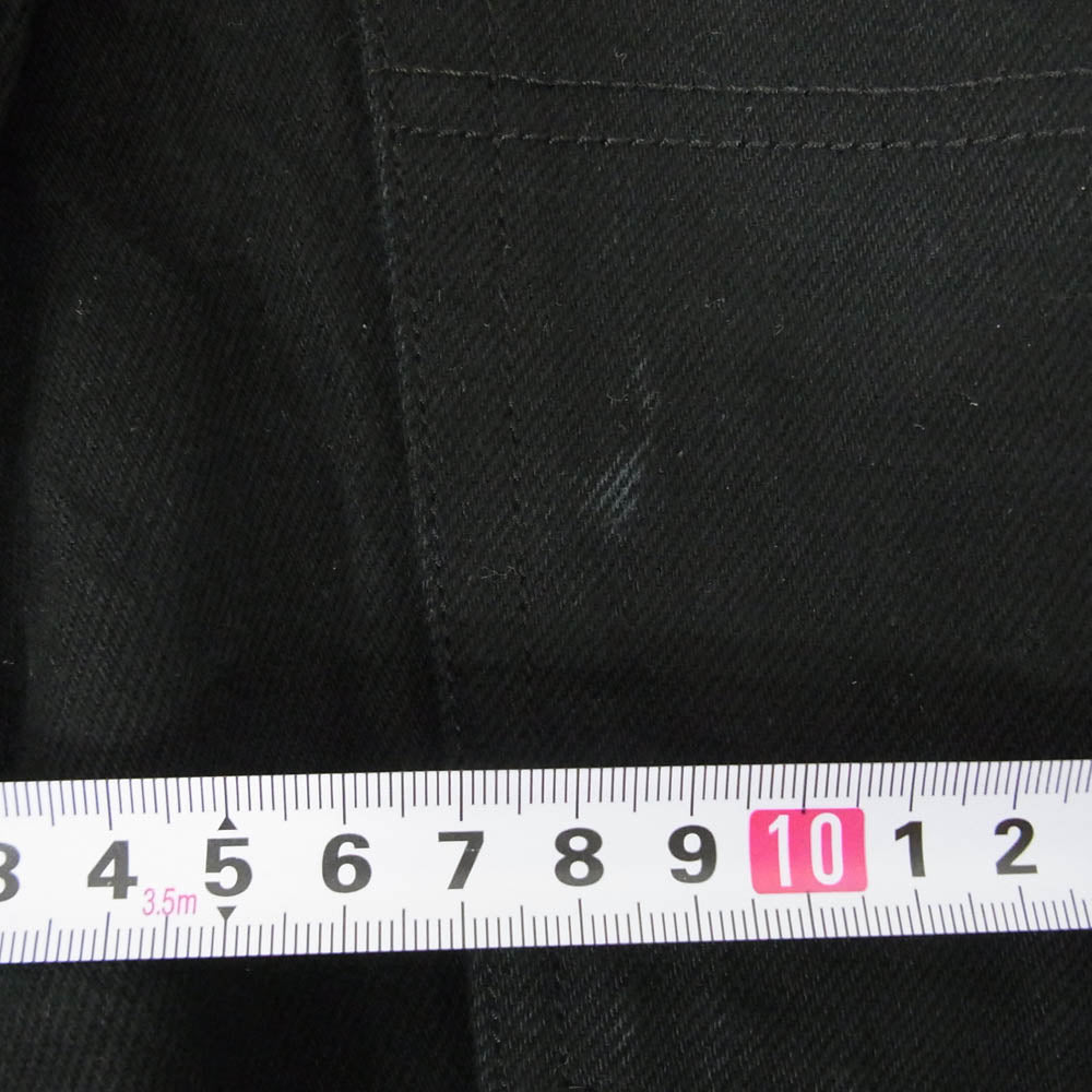 SEQUEL シークエル SQ-1911-PANTS-07 ×FRAGMENT フラグメント ブラック デニム パンツ ブラック系 M【中古】