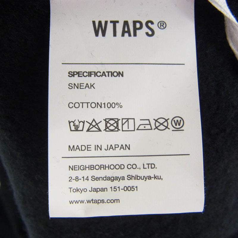 WTAPS ダブルタップス 22AW 222ATDT-CPM02S LOCKS SWEATER COTTON ロゴ  