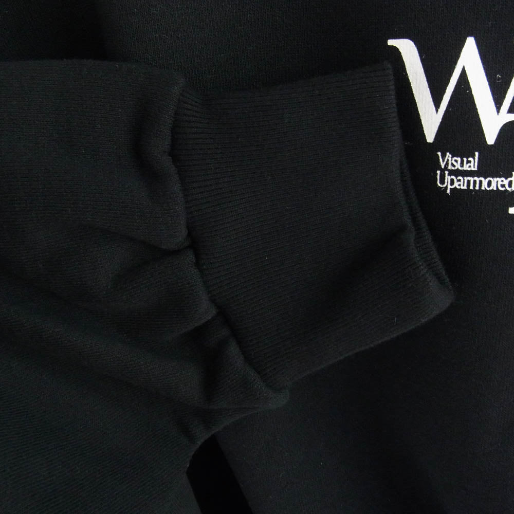 WTAPS ダブルタップス 22AW 222ATDT-CPM02S LOCKS SWEATER COTTON ロゴ プリント クルーネック スウェット ブラック系 3【中古】