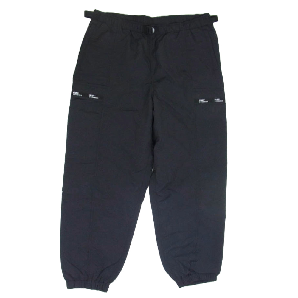 WTAPS ダブルタップス 22SS 221BRDT-PTM02 TRACKS TROUSERS NYLON TUSSAH トラウザー カーゴ パンツ ブラック系 X02【中古】