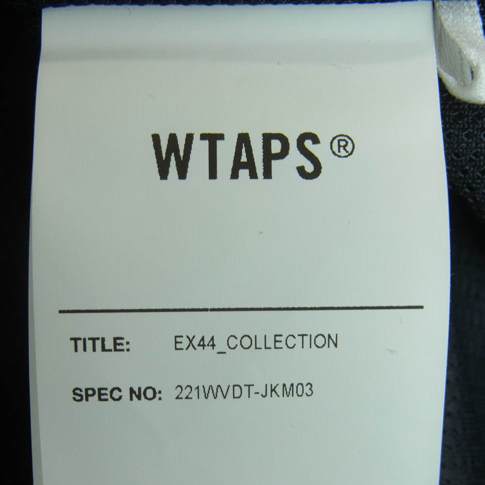 WTAPS ダブルタップス 22SS 221WVDT-JKM03 TRACK JACKET NYLON TUSSAH トラック ナイロン ジャケット ブラック系 03【美品】【中古】