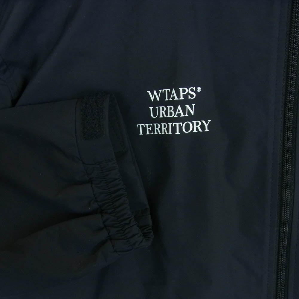 WTAPS ダブルタップス 22SS 221WVDT-JKM03 TRACK JACKET NYLON TUSSAH トラック ナイロン ジャケット ブラック系 03【美品】【中古】