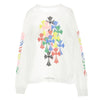 CHROME HEARTS クロムハーツ（原本無） MLTCOL CEM CRS LS マルチ セメタリークロス プリント 長袖 カットソー ロングスリーブ Tシャツ ロンT ホワイト系 M【中古】